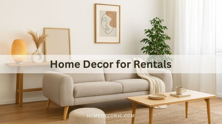 Home Decor for Rentals: Non-Permanent Fixes, Removable Wallpapers & Modular Furniture