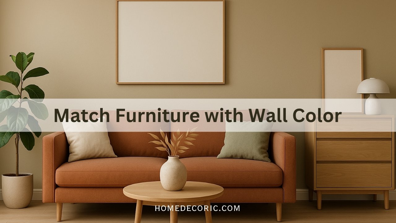 How to Match Furniture with Wall Color