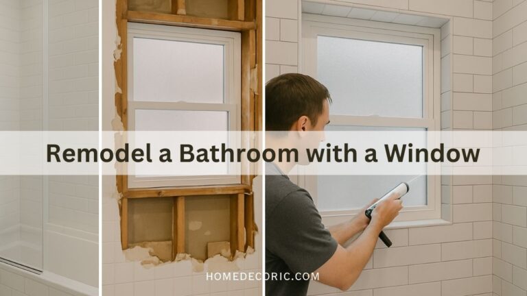 How to Remodel a Bathroom with a Window in the Shower