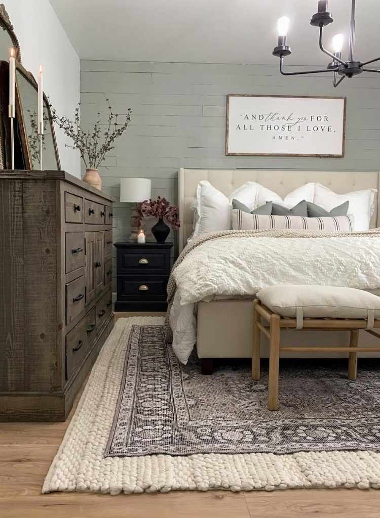 Layered Neutral Area Rug