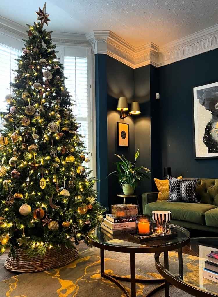 Modern Luxe Christmas Living Room
