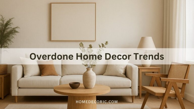 Overdone Home Decor Trends