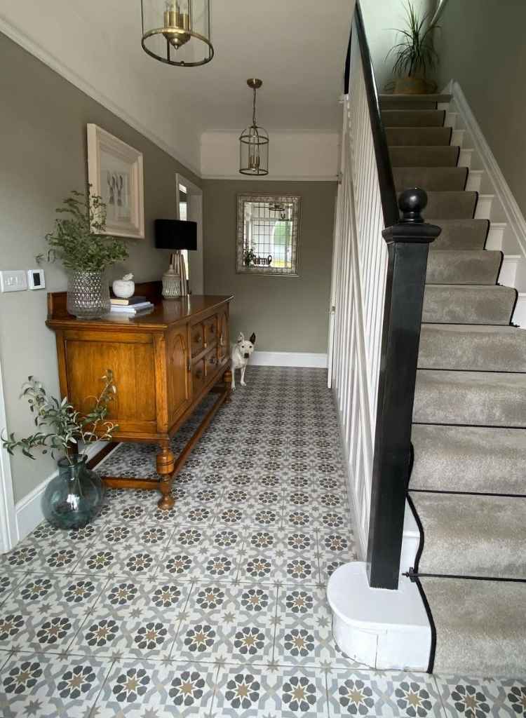 Patterned Tile Flooring