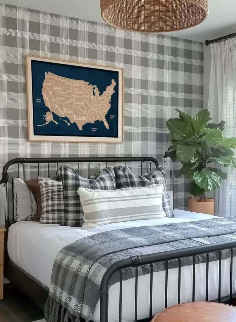 Plaid Check Wallpaper