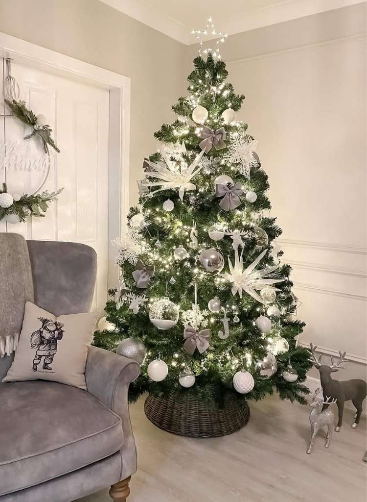 Silver Glow Christmas Corner
