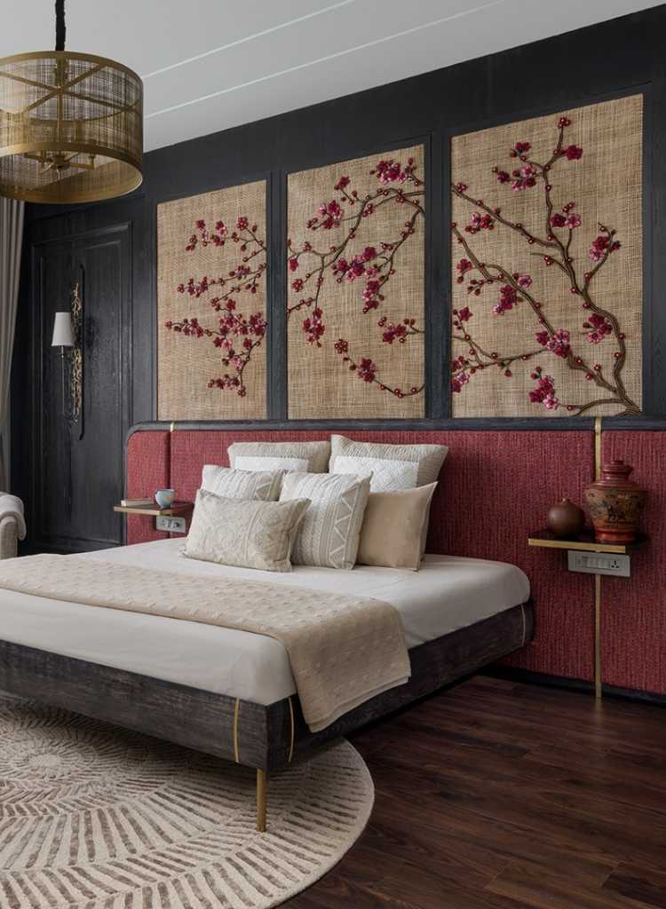 Textured Floral Wall Panels