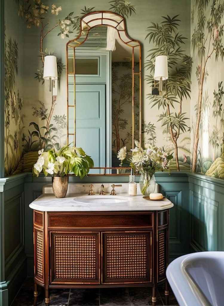 Vintage Botanical Wallpaper