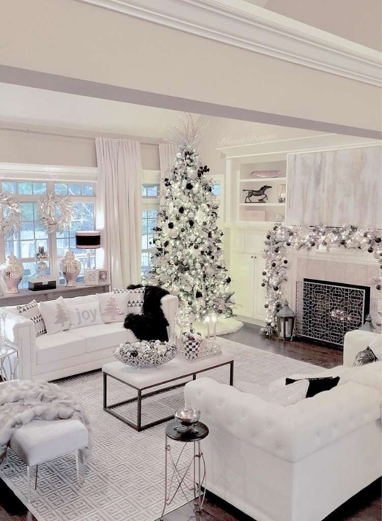 White Glam Living Room