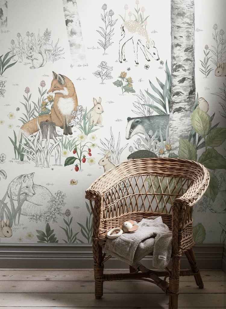 Woodland Nursery Wallpaper