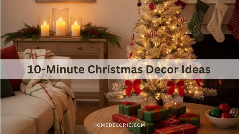 10-Minute Christmas Decor Ideas