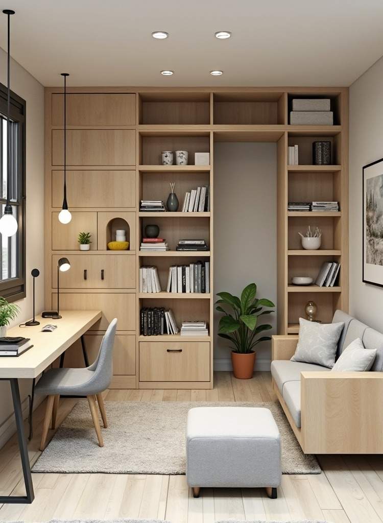 Contemporary Compact Reading Studio