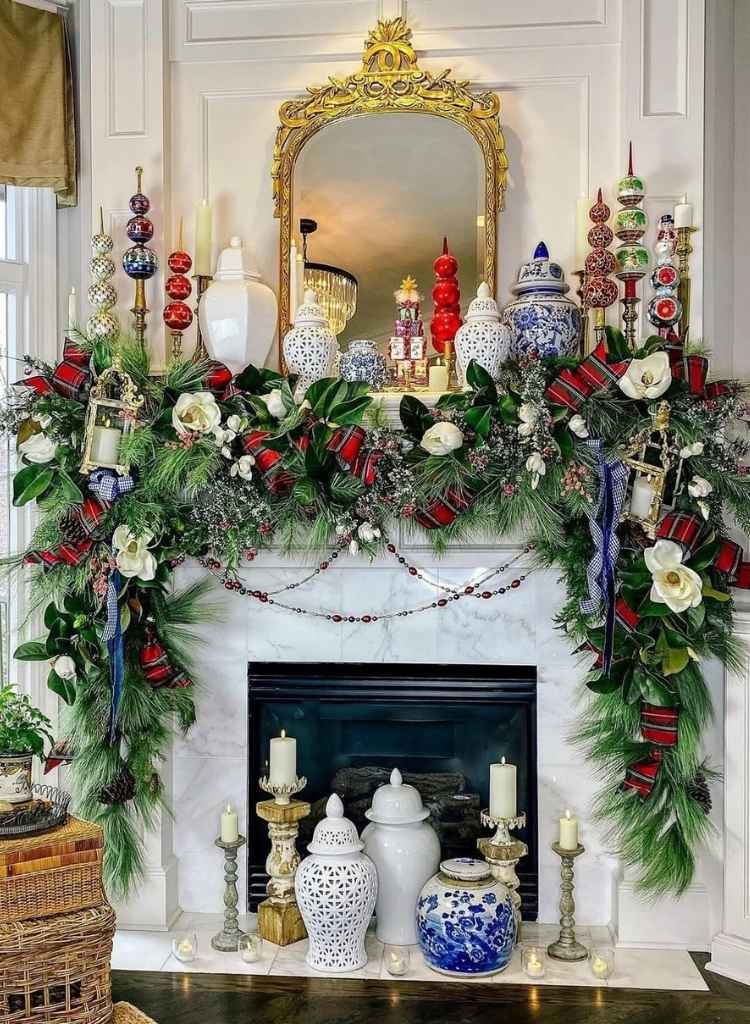 Grand Holiday Luxe Mantel
