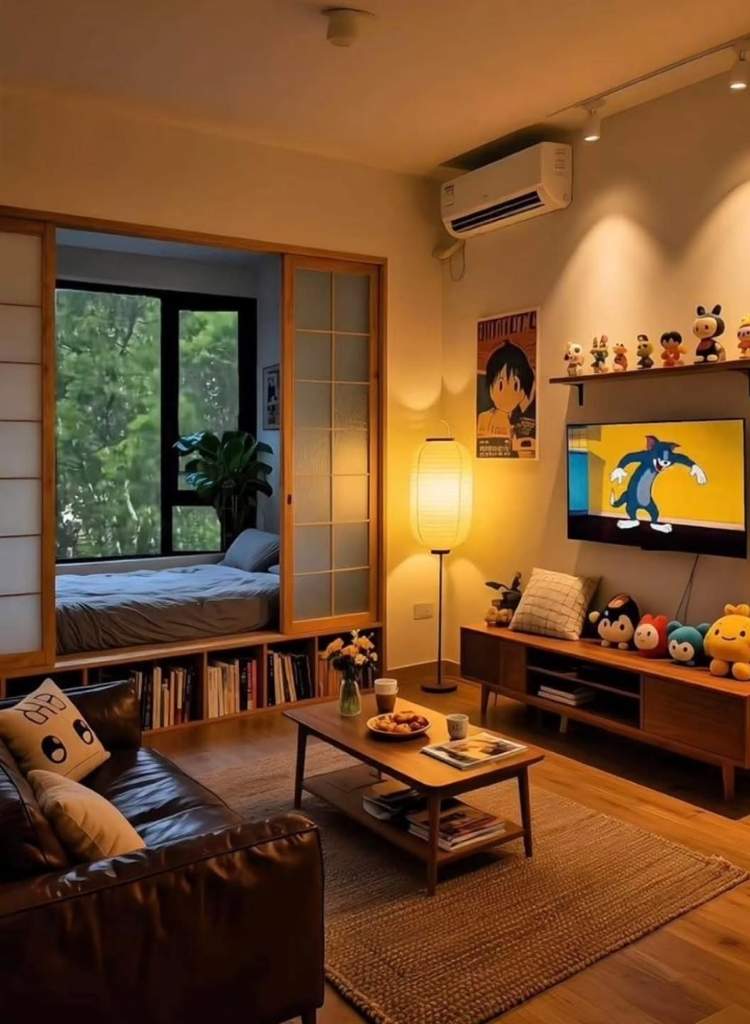 Japandi-Inspired Studio Lounge