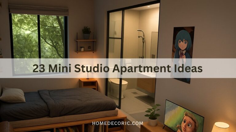 Mini Studio Apartment Ideas