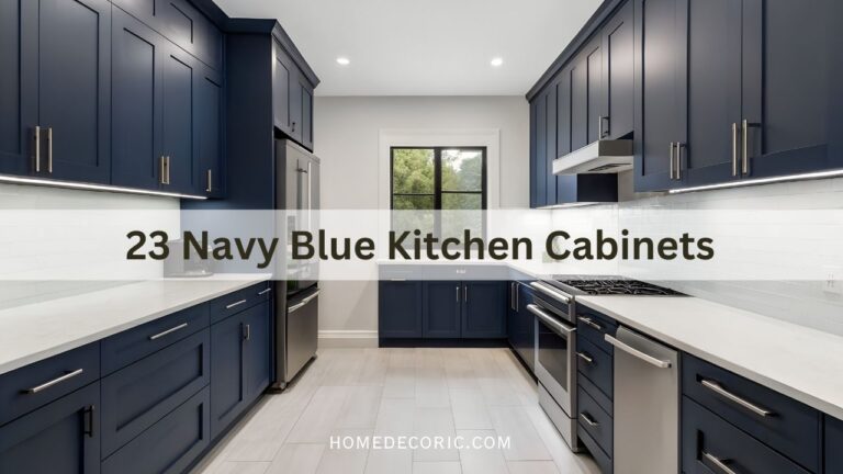 Navy Blue Kitchen Cabinets