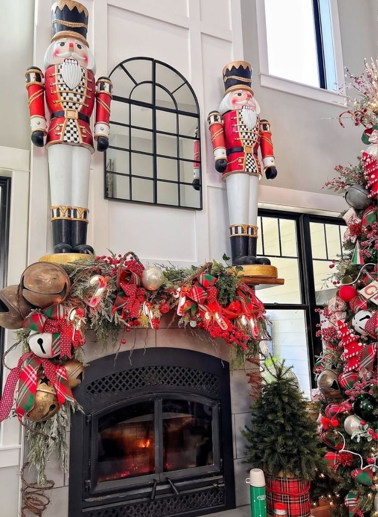 Nutcracker Parade Christmas Mantel