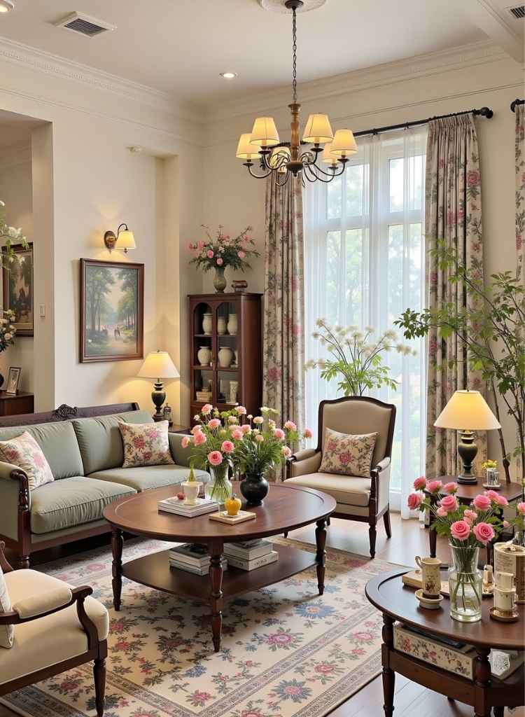 Romantic English Cottage Room