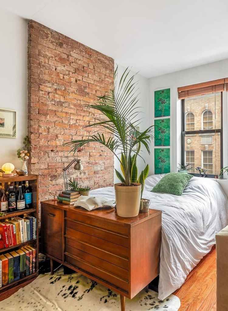 Rustic Brick Wall Studio Charm