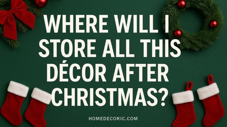 Where will I even store all this décor after Christmas