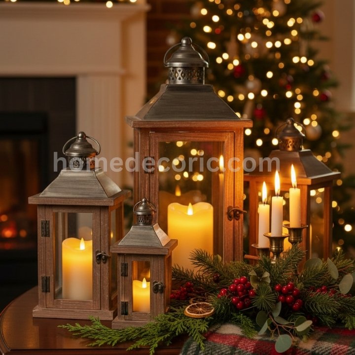 christmas Candles and Lanterns