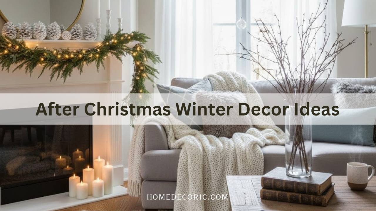 After Christmas Winter Decor Ideas