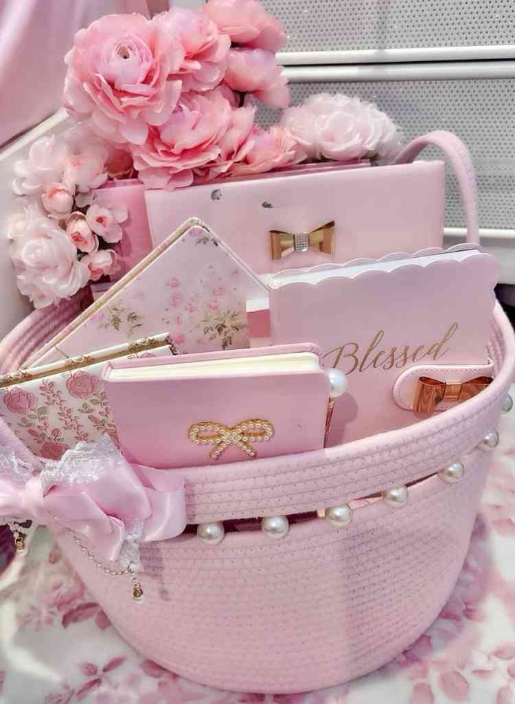 Blush Stationery Easter Basket