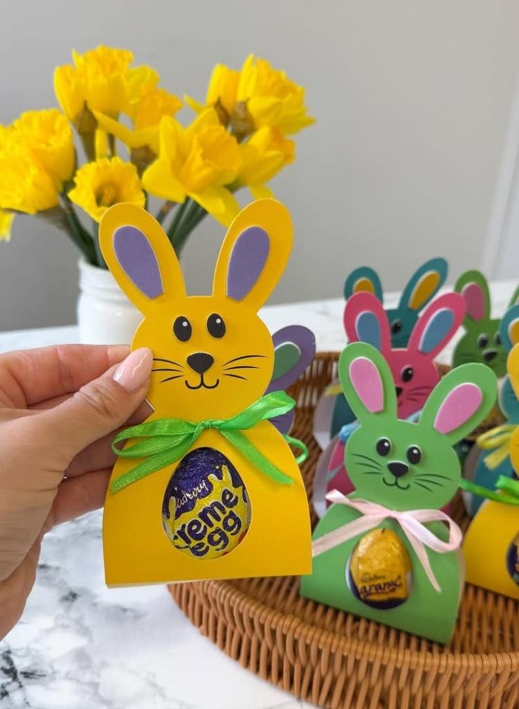 Bunny Candy Holder Paper Craft