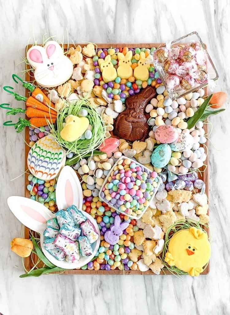 Easter Candy Snack Board