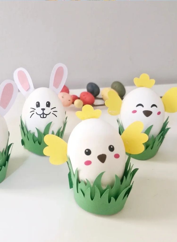 Egg Character Easter Cup Crafts