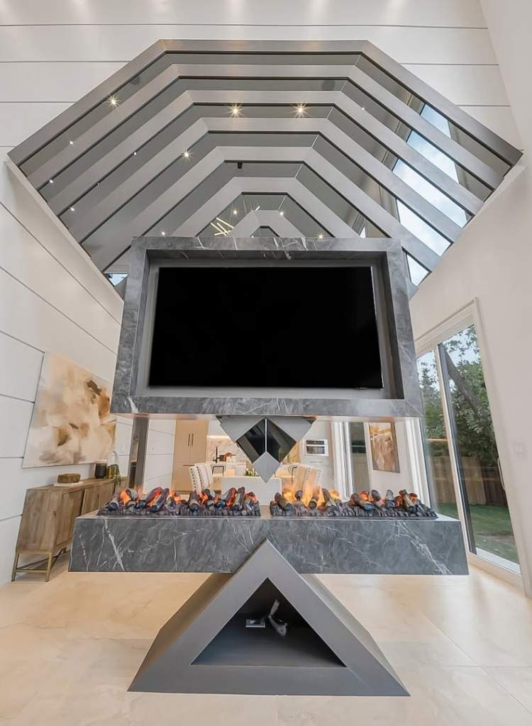 Fireplace Centerpiece