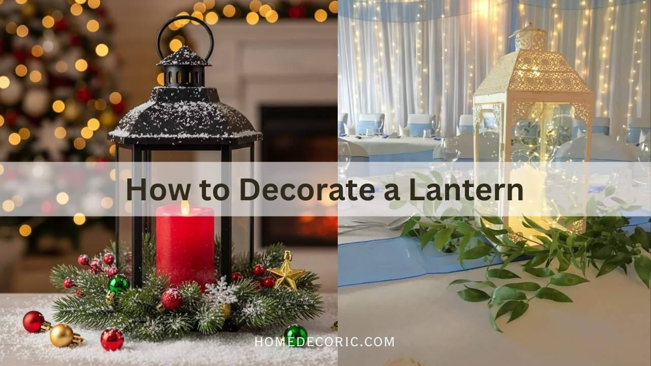 How to Decorate a Lantern