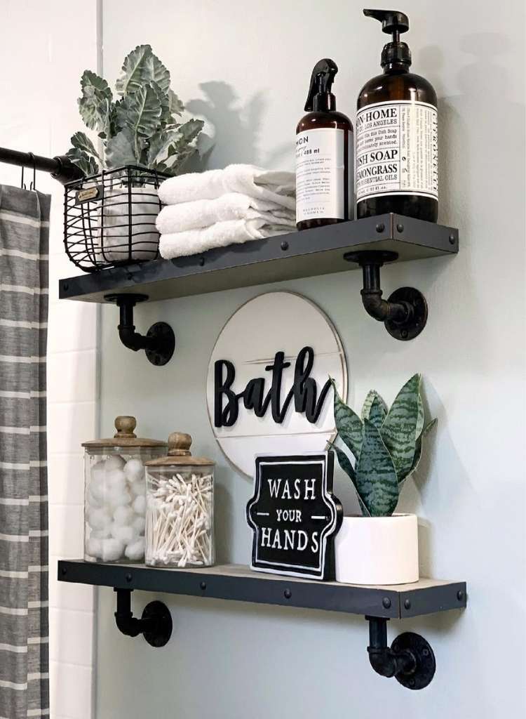 Industrial Farmhouse Shelving