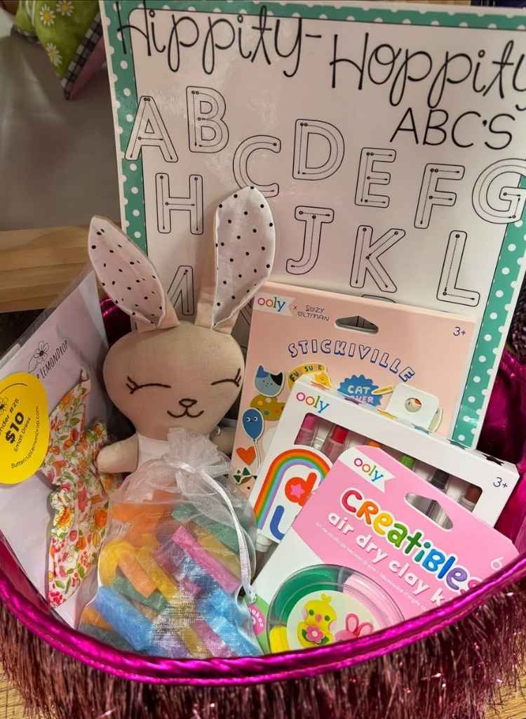 Kids Craft and Learning Easter Basket