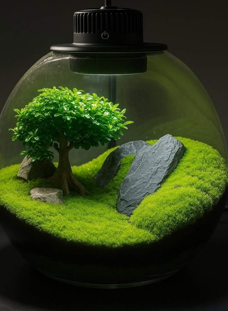 Mini Moss Terrarium Garden