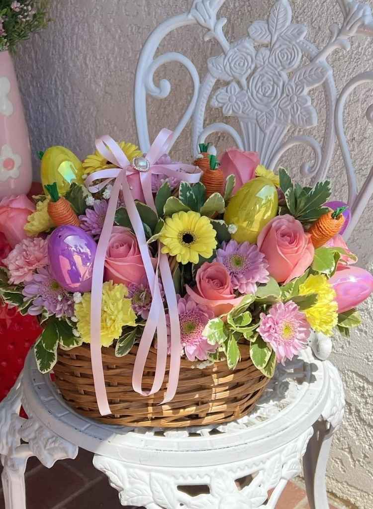 Pastel Garden Easter Basket