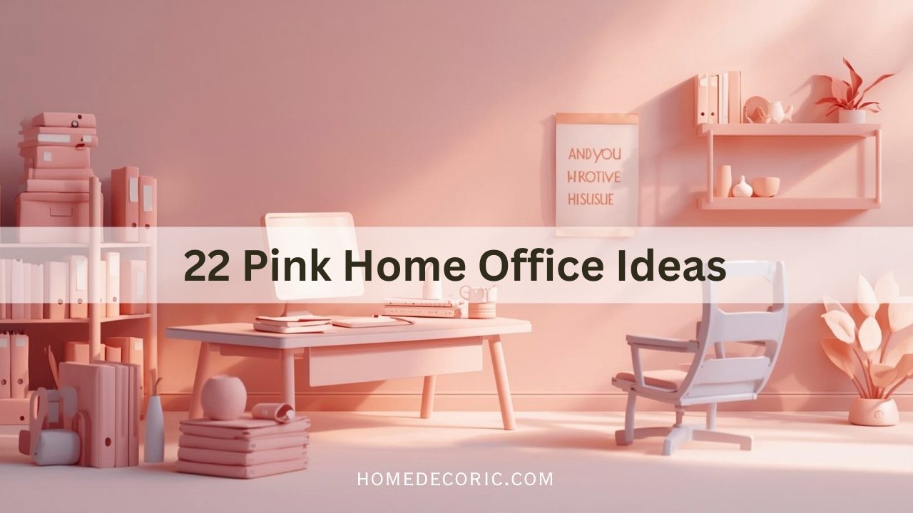 Pink Home Office Decor Ideas