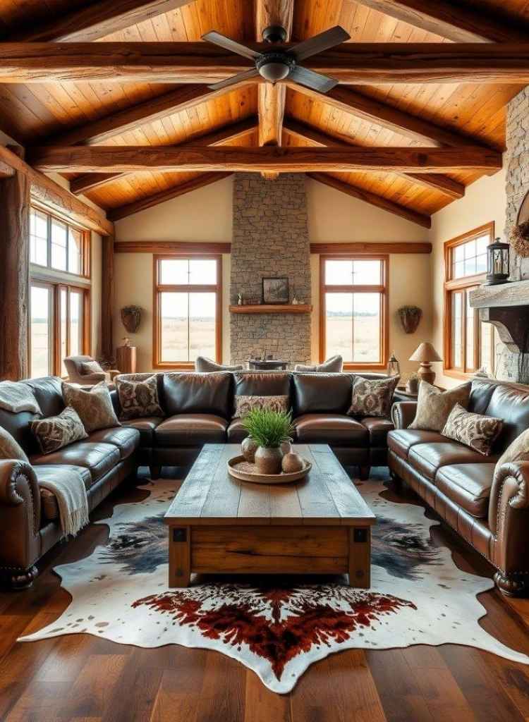 Rustic Lodge Living Room Escape