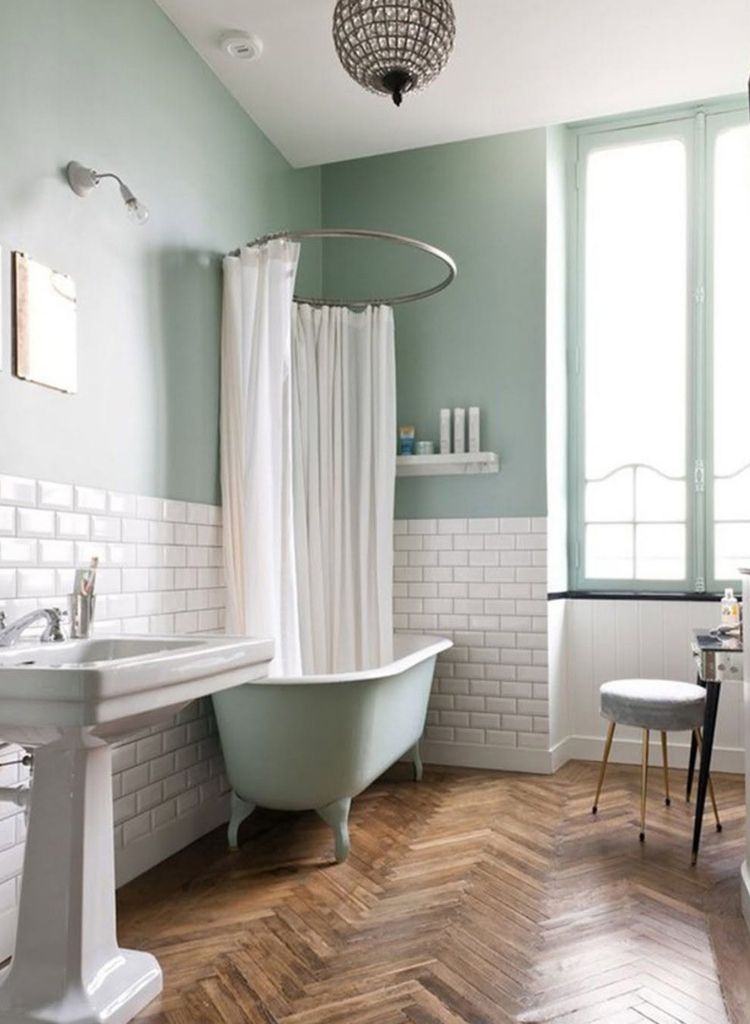 Soft Green Vintage Style