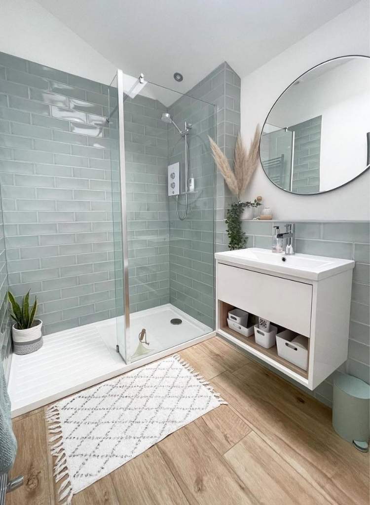 Soft Sage Bathroom Charm