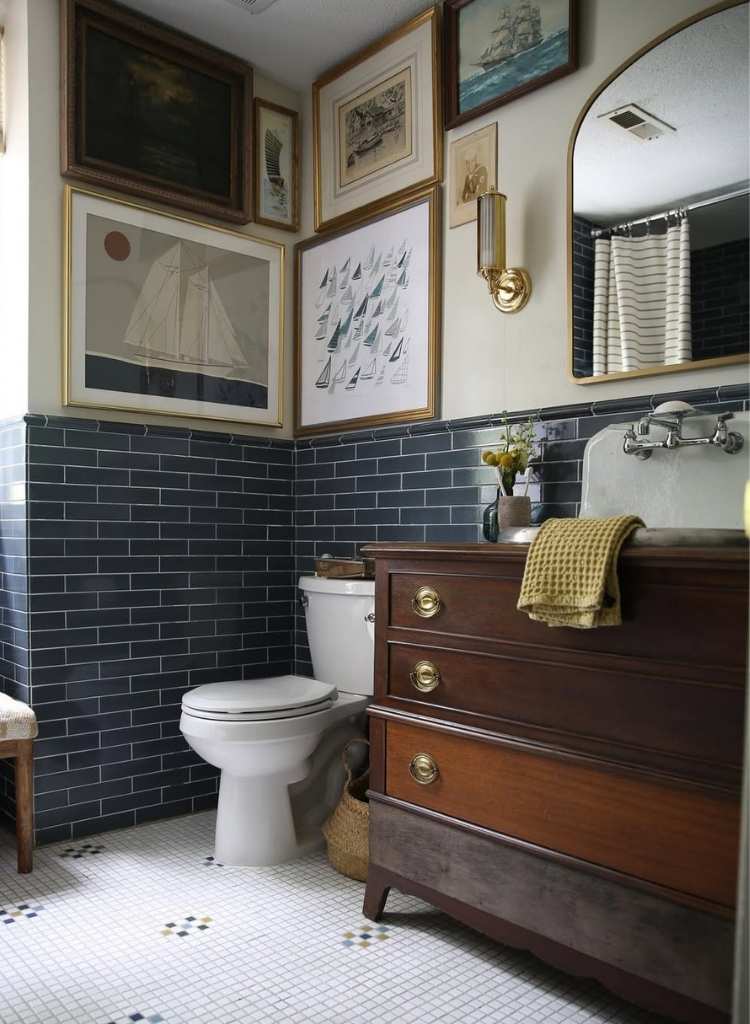 Vintage Nautical Bathroom