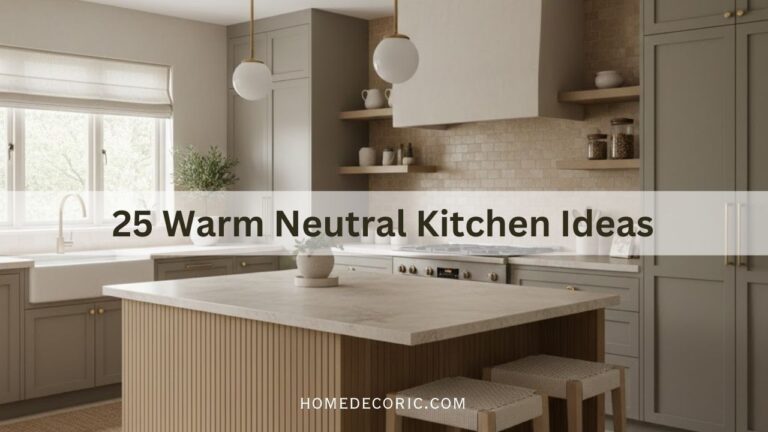 Warm Neutral Kitchen Ideas