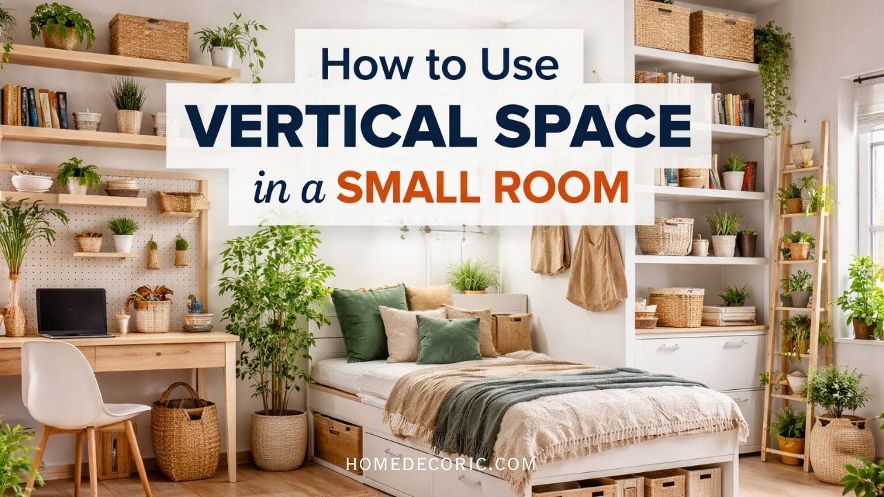 How to use vertical space in a small room