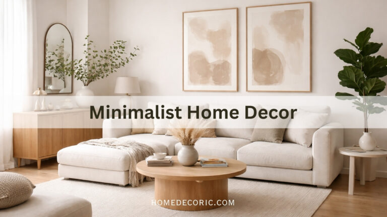 Minimalist Home Decor
