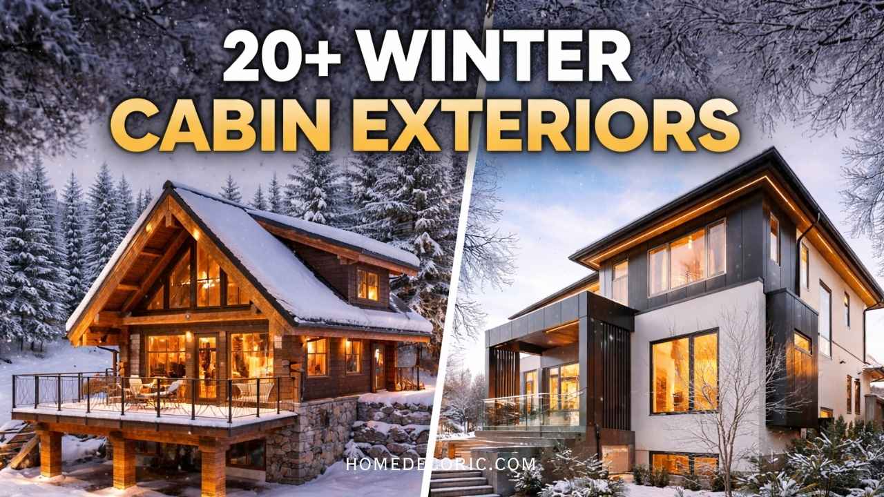Winter Cabin Exteriors