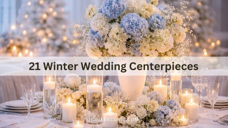 The Most Beautiful Winter Wedding Centerpieces I’ve Seen This Season