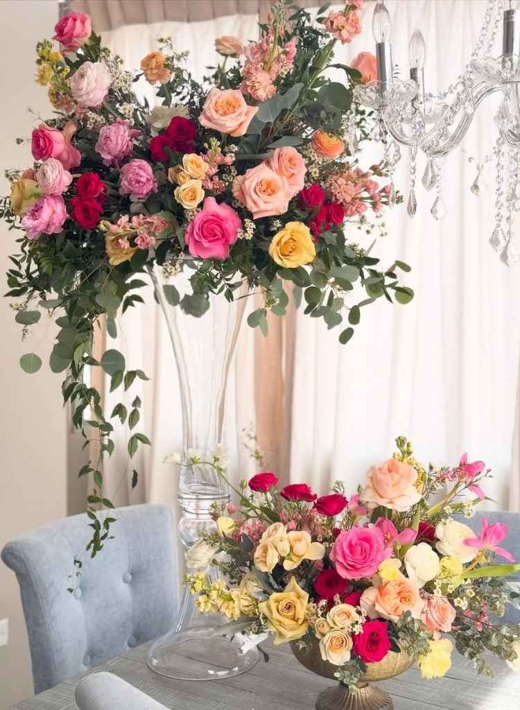 Winter wedding centerpieces on a budget