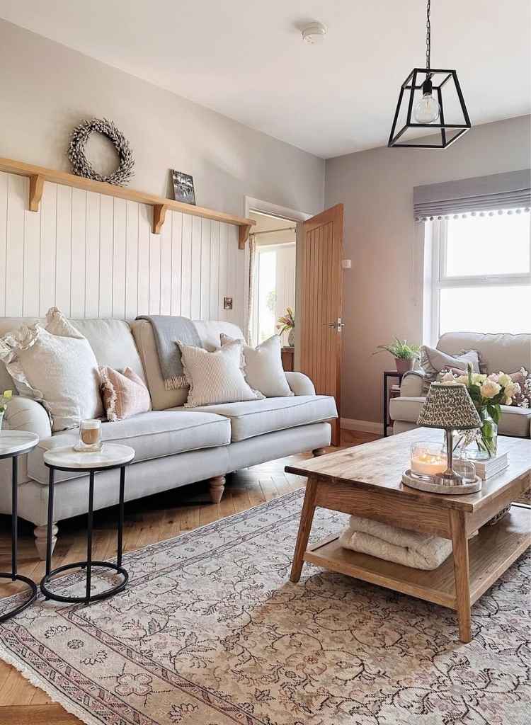 Cozy Neutral Living Room for Spring
