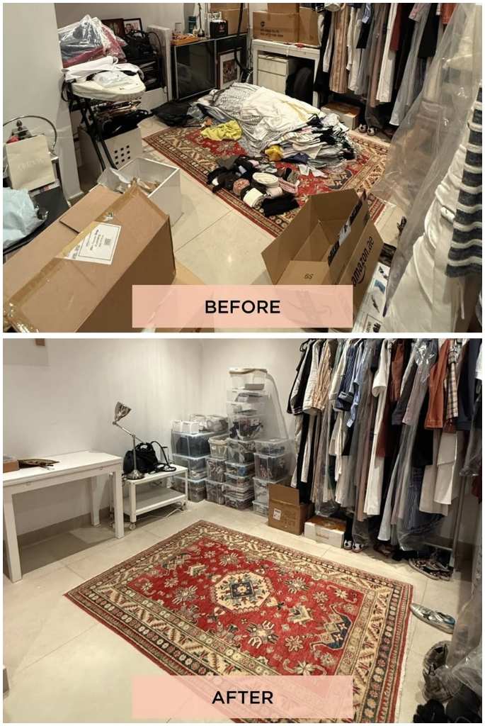 Declutter the Room First