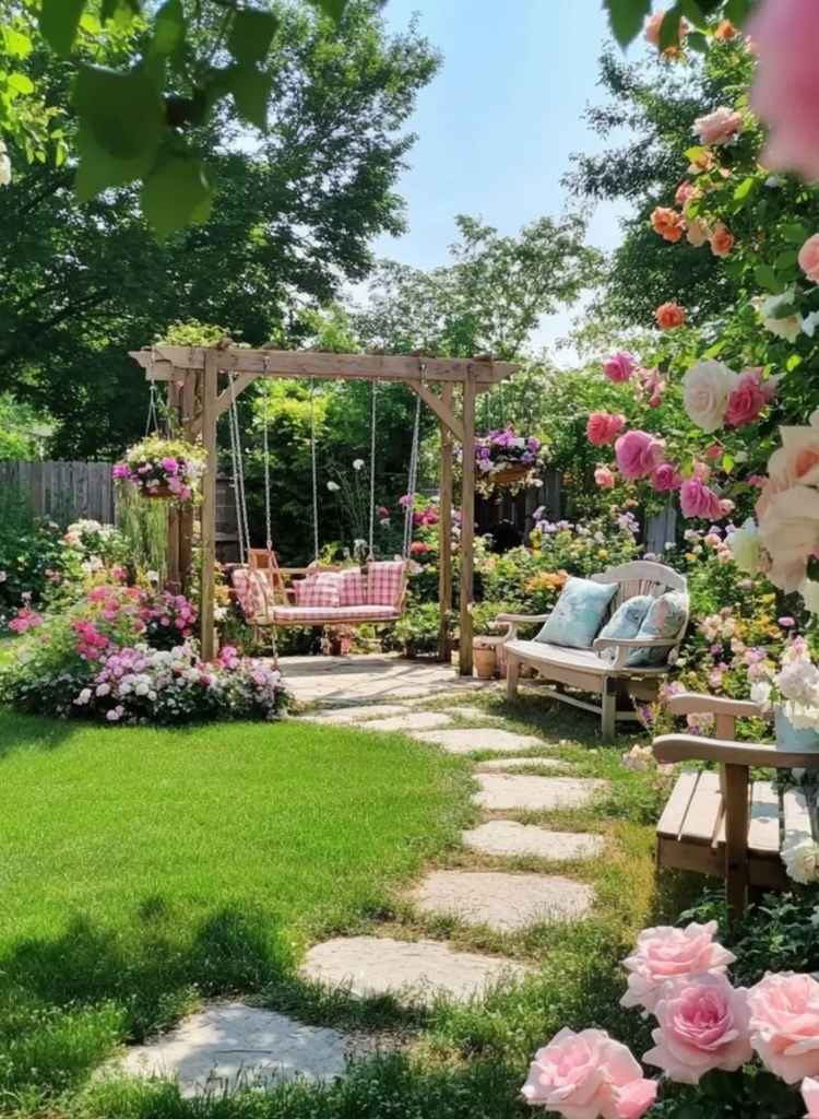 Garden Swing Pergola