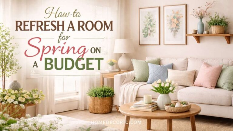How to Refresh a Room for Spring on a Budget